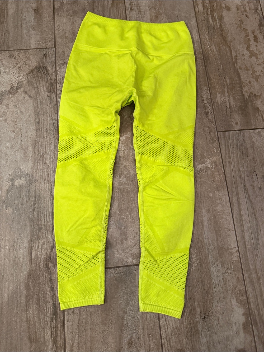 Fabletics Neon Yellow High-Waist Leggings